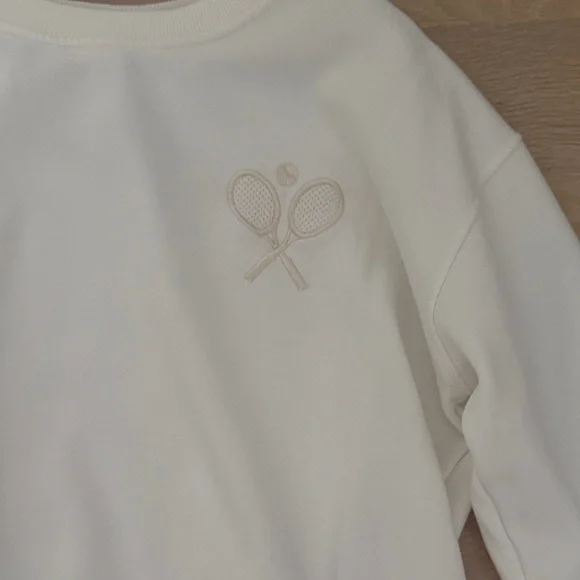 Courtlife  Tennis Embroidered Sweatshirt - Picture 3 of 4